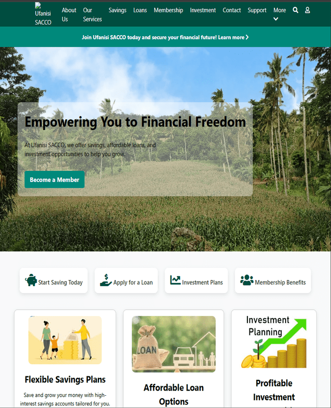 Sacco Management Website
